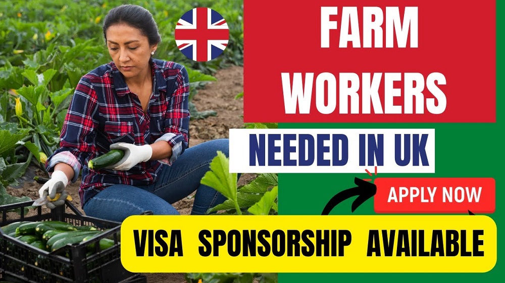 UK Farm Work Visa Sponsorship Jobs